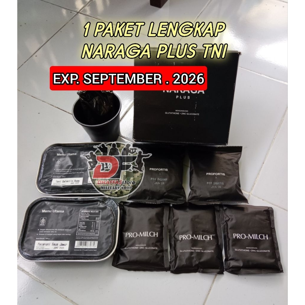 naraga plus tni. 1 paket ransum naraga tni exp. SEPTEMBER 2026 satu paket ransum naraga . ransum tni