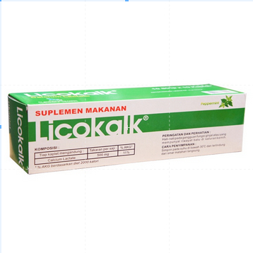 licokalk suplemen kalsium (calcium lactate)