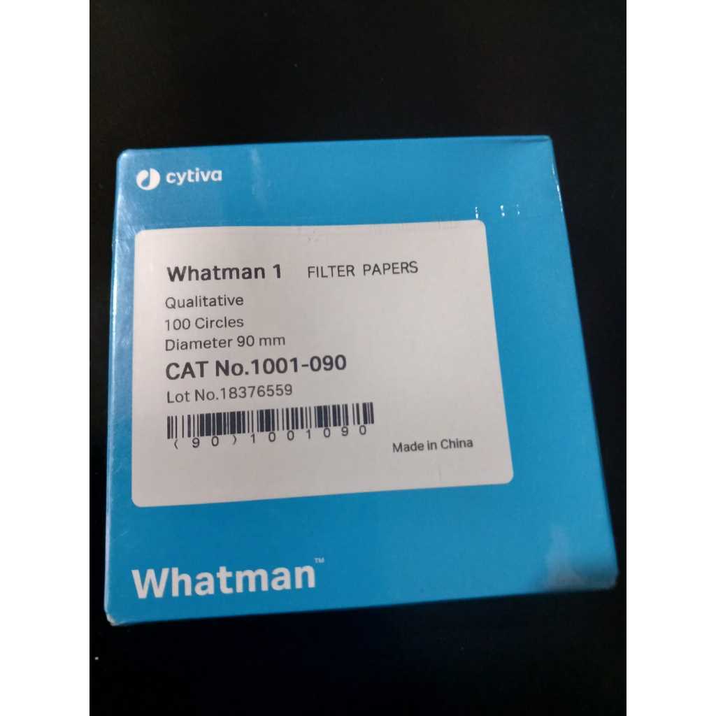 Kertas saring whatman  1, diameter 90 mm