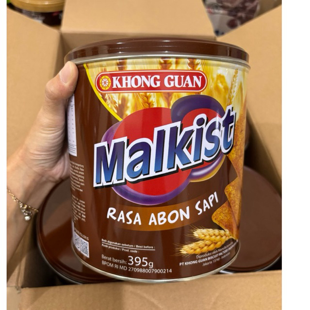 Agen distributor makanan ringan snack hampers lebaran biskuit kaleng bulat khong guan malkist rasa a