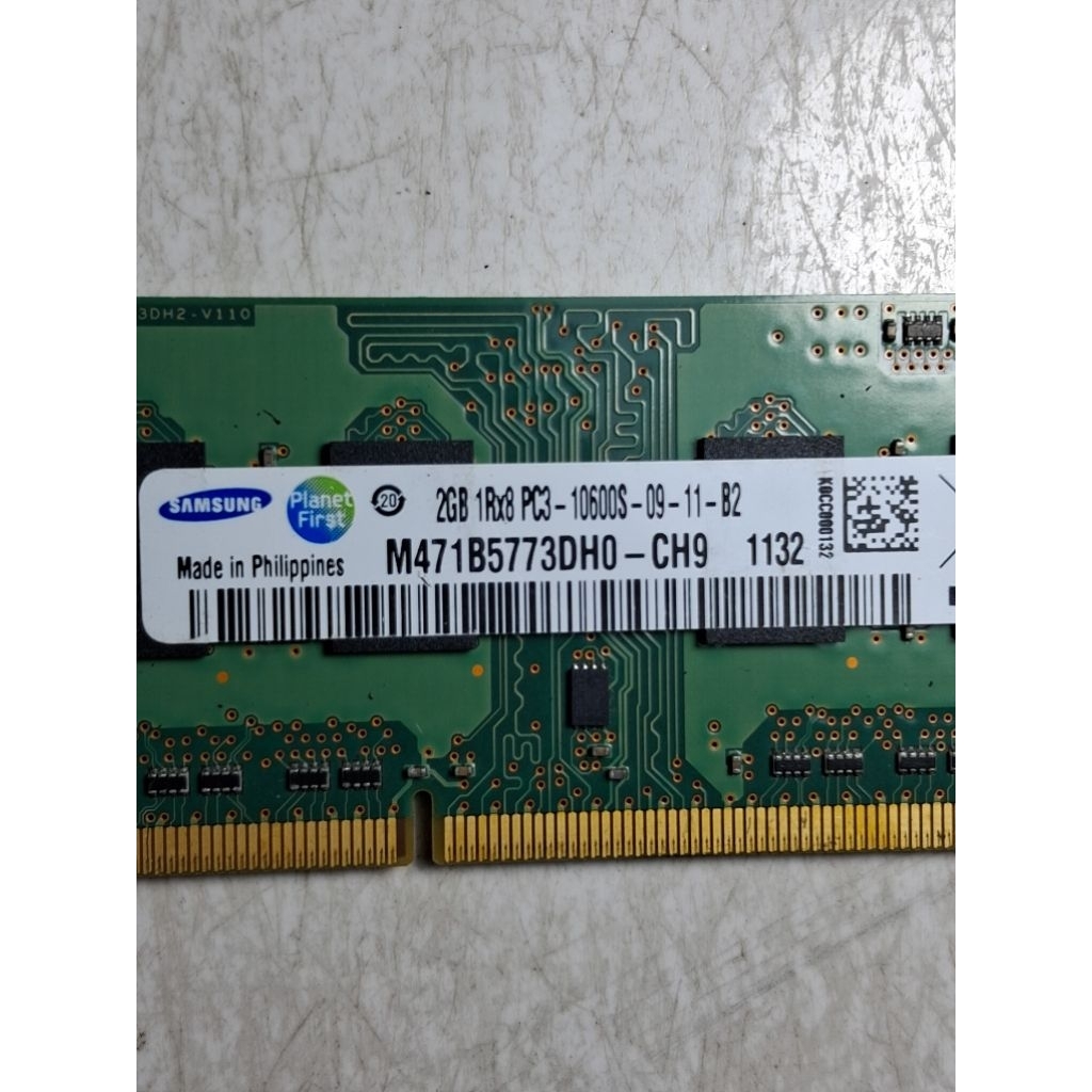 RAM 2GB 1Rx8 SAMSUNG (No Garansi)pendek