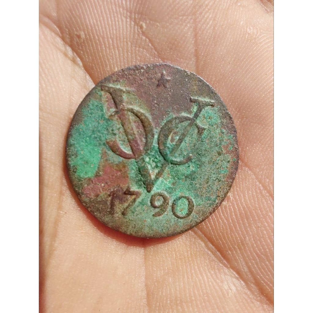 koin kuno voc tahin 1790 usia 200 tahun lbih