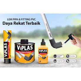VIPLAS Lem Pipa PVC perekat pipa/fitting/sambungan paralon 360gr