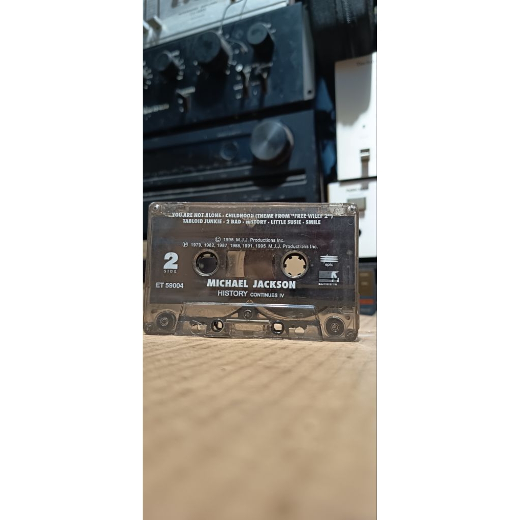 kaset pita Michael Jackson History continues IV