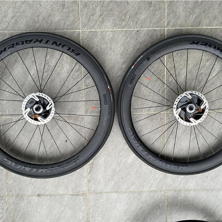 Wheelset ban sepeda Balap Bontrager / roadbike Velg sepeda Balap Ring 27 rims brake Merk  Bontrager