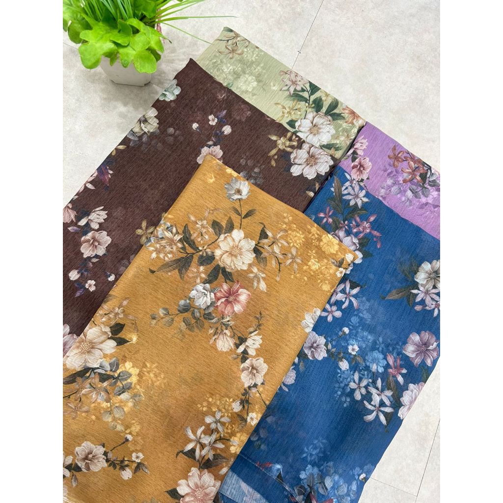 SERA Kain Kebaya Sifon Yoryu Print – Kain Kebaya Bali Modern Elegan