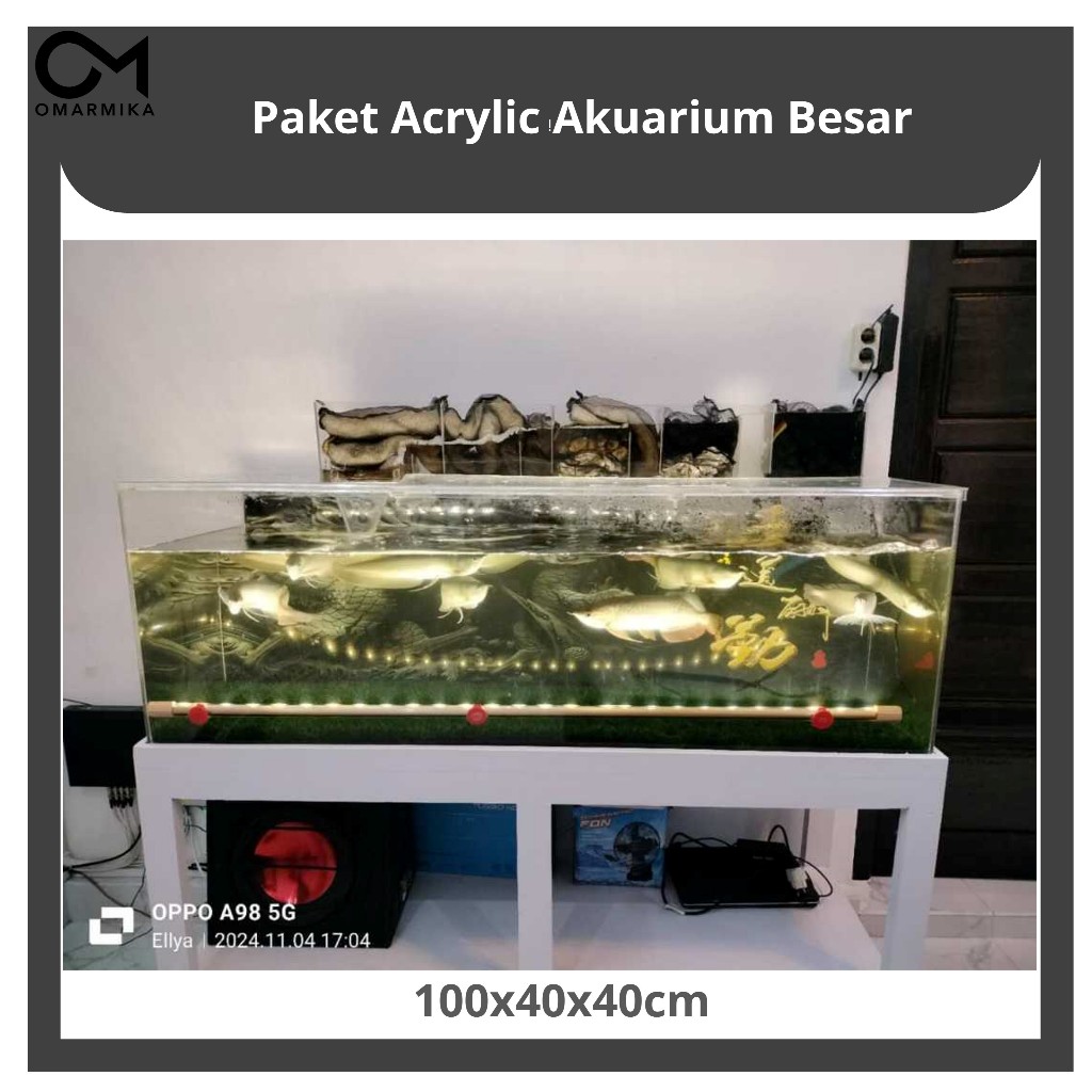Paket Acrylic Akuarium Besar