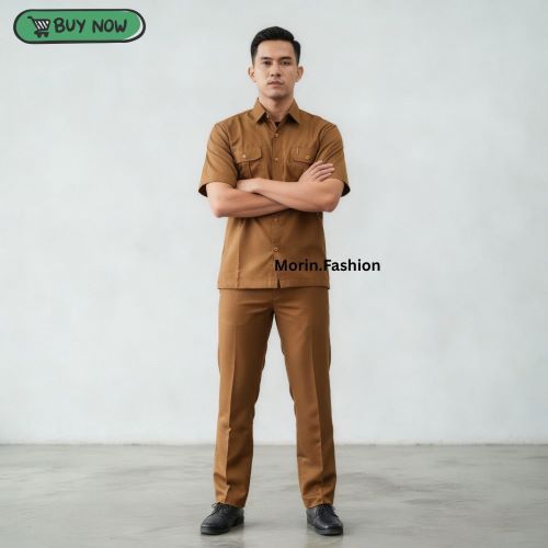 Seragam PNS/Blazer PNS/Baju Pemda/baju pns / seragam pdh (coklat tua)