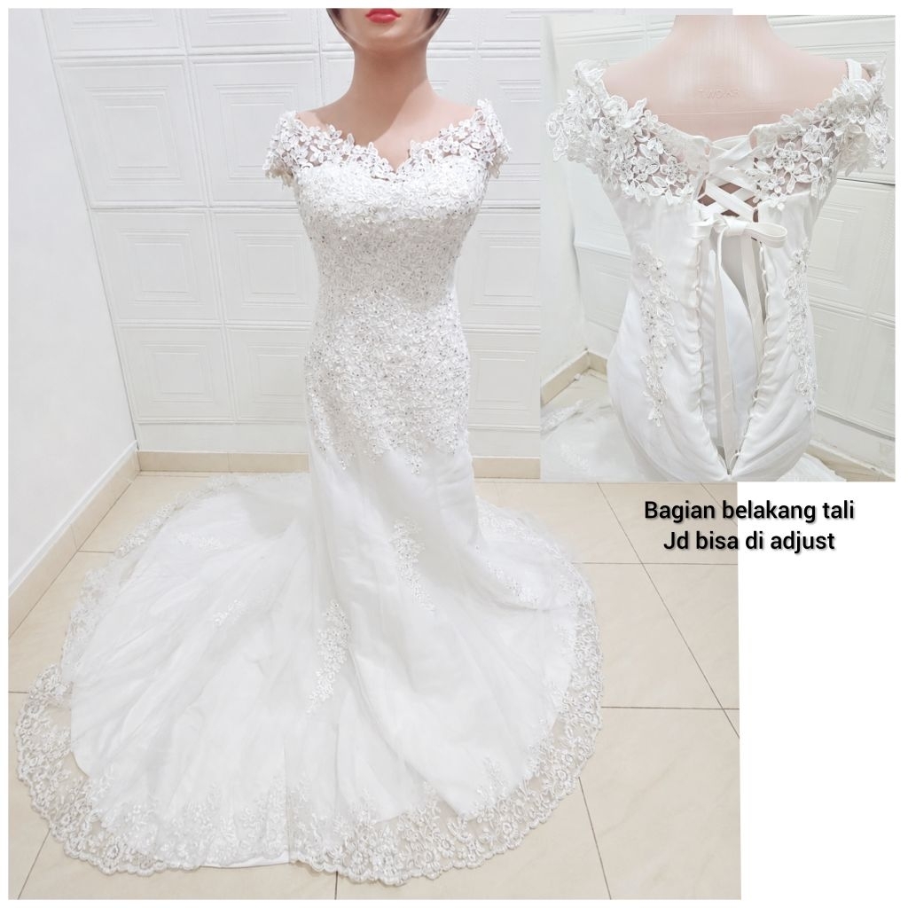 PRELOVED Gaun Pengantin Wedding Dress Wedding Gown Baju Pesta Gaun Pesta Gown Dress