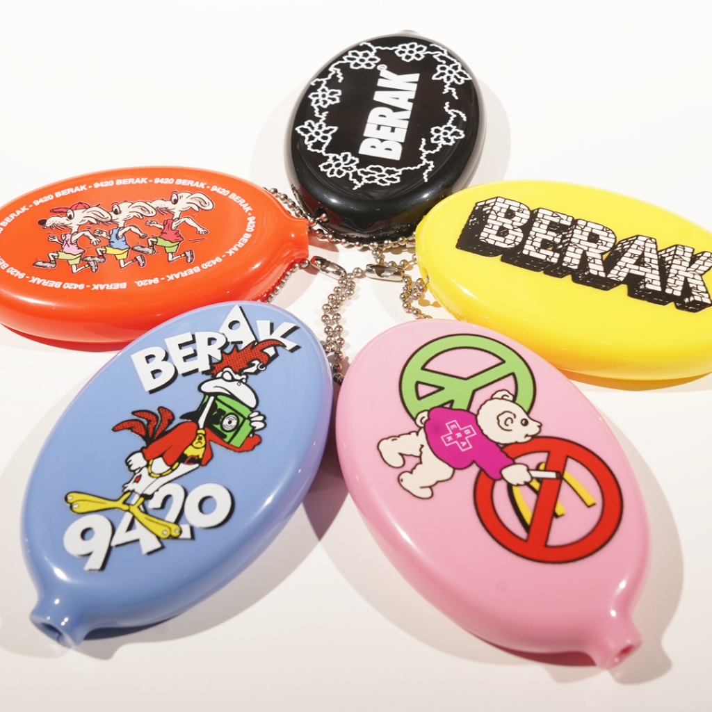 Berak 9420 Wadah Koin Gantung Karet Rubber COIN CASE
