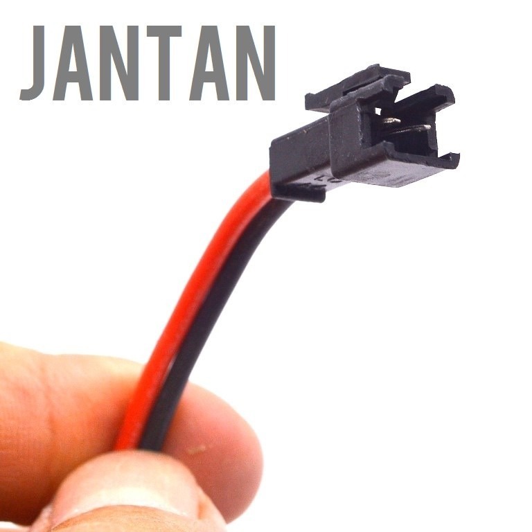 SOKET KECIL 2 PIN penyambung 2 kabel 2p hitam merah socket sambungan 2pin kabel serabut tebal