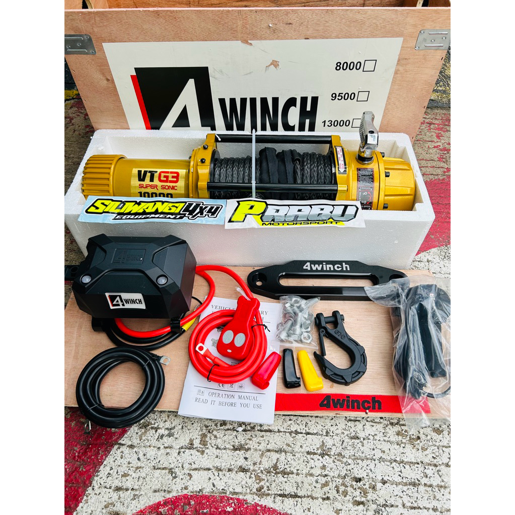 winch 4winch supersonic 4winch super sonic 10.000lbs 4winch fast speed