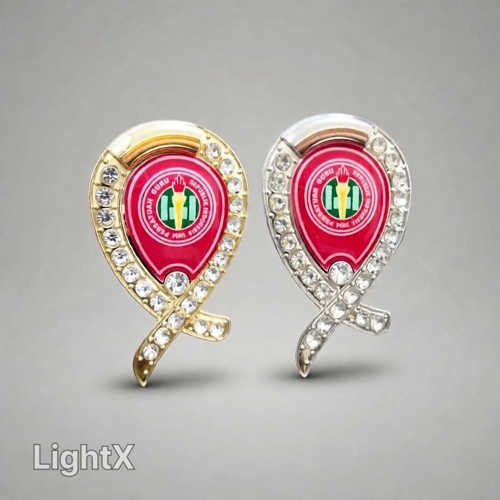 PIN HIJAB LOGO PGRI PREMIUM