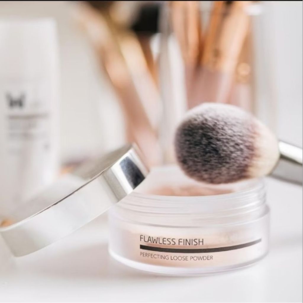 Bedak Bskin Flawless Loose Powder Original