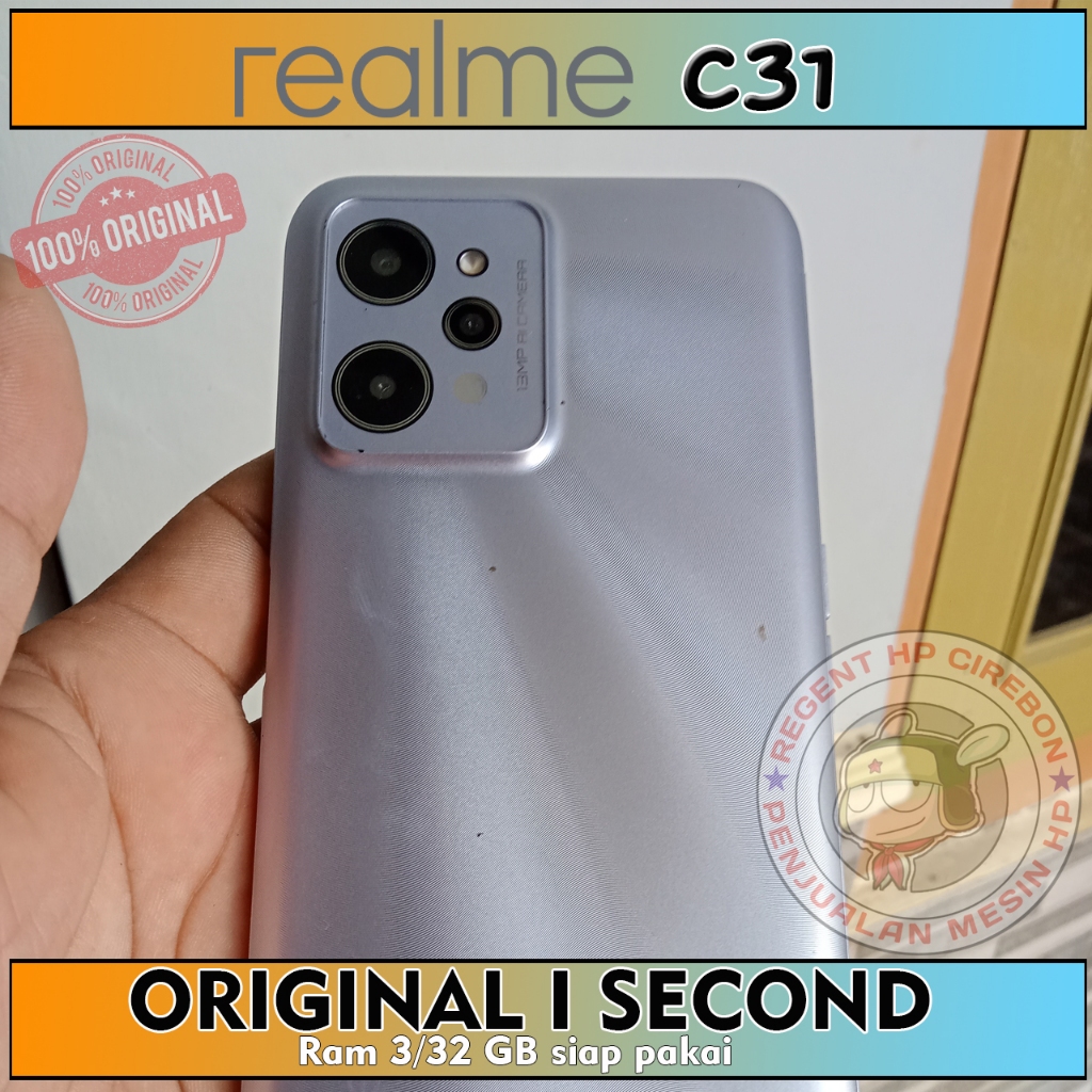 (SIAP PAKAI) REALME C31 SECOND NORMAL