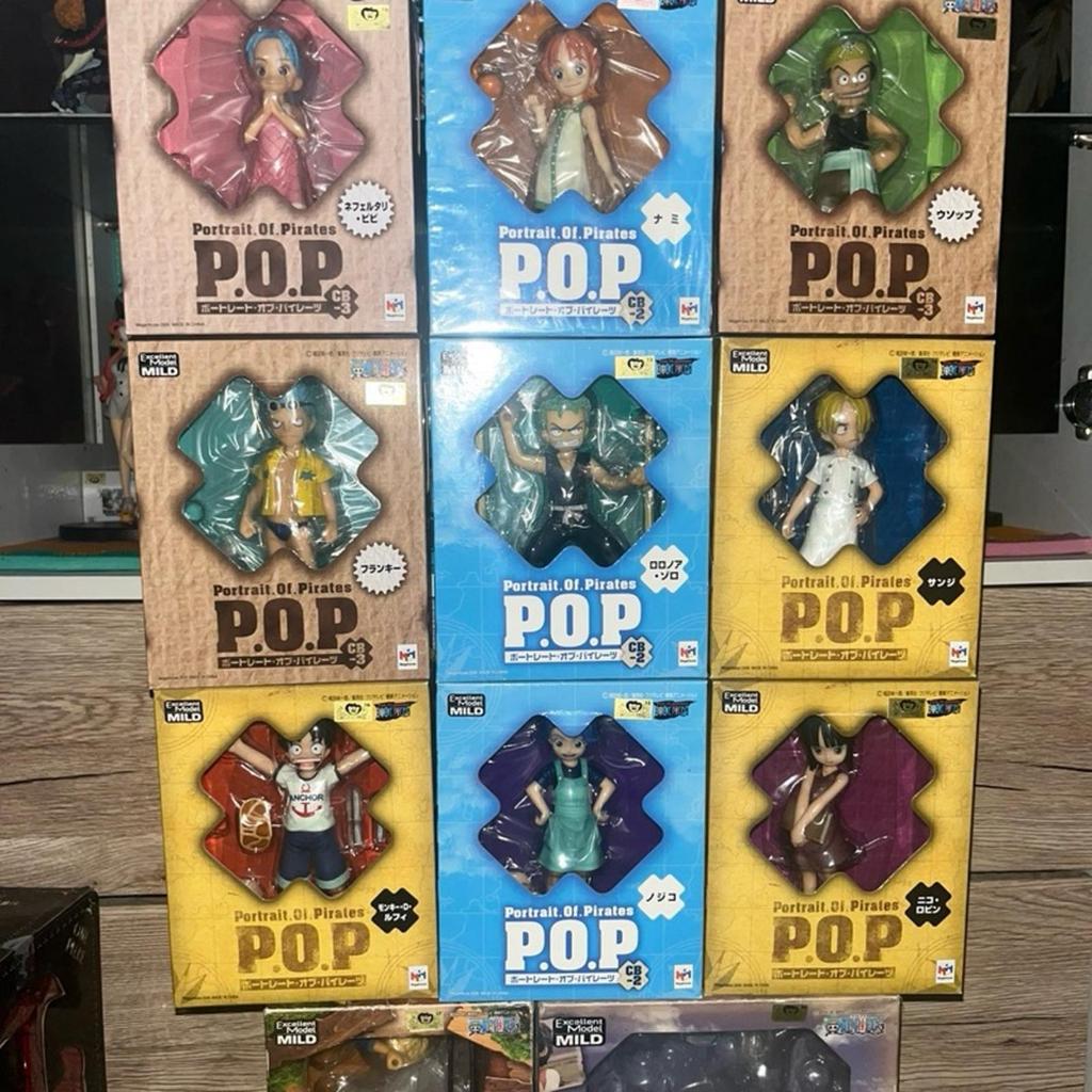 Pop Mild Luffy, Zorro, Sanji, Ussop, Vivi, Franky, Nami, Robin, Brook
