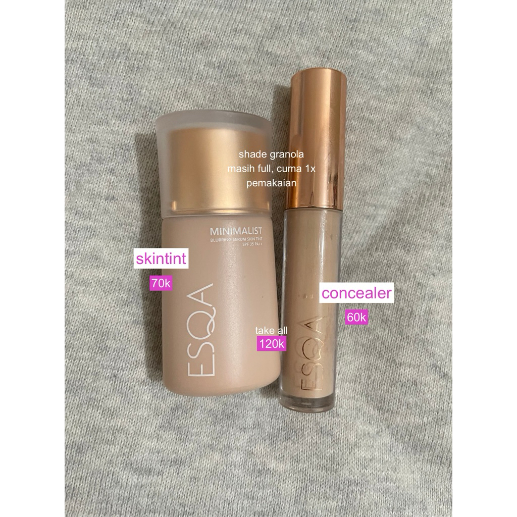 preloved skintint & concealer esqa