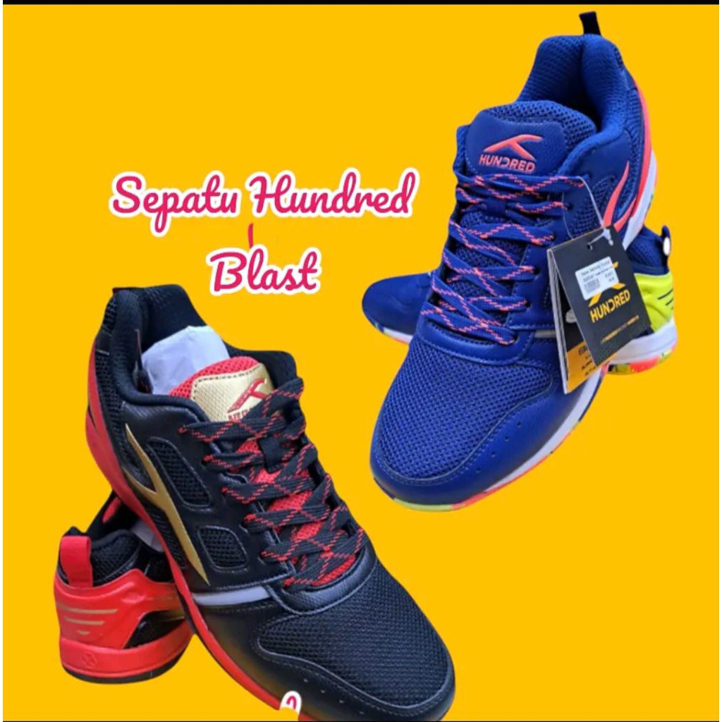 Sepatu Badminton Hundred / Sepatu Badminton HUNDRED BLAST