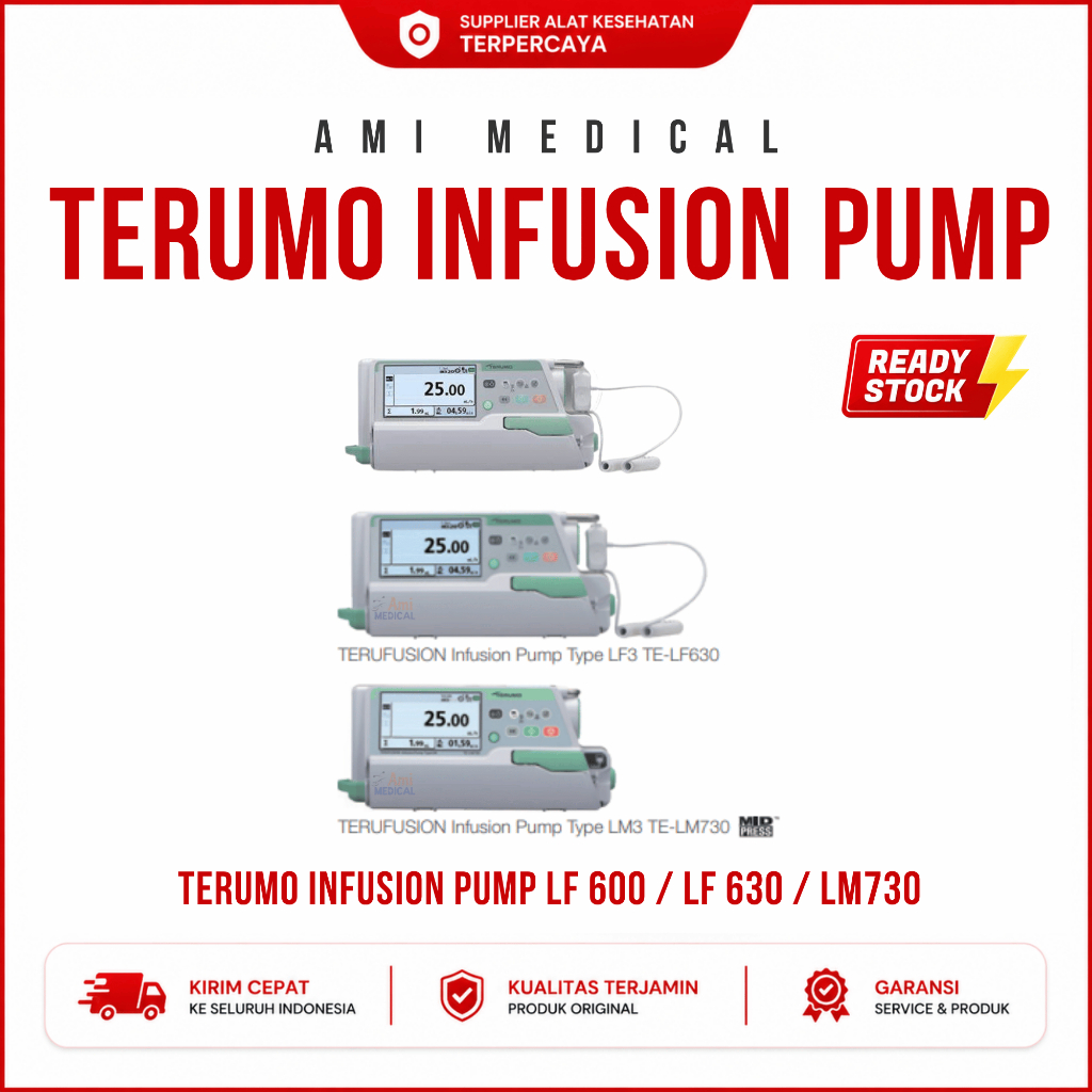 AMI MEDICAL TERUMO Terufusion Pump Series LF 600 / LF 630 / LM730 / LM830 - Infusion Pump (Standard 
