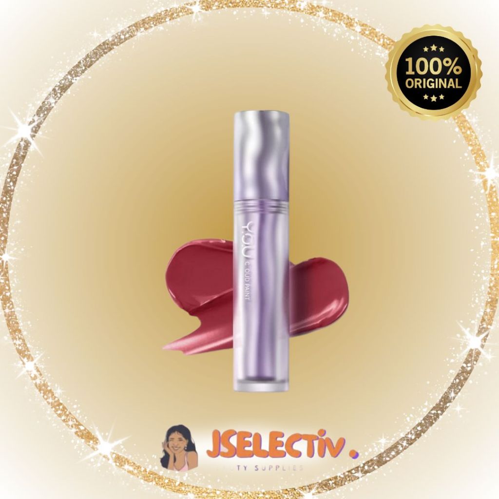 YOU BEAUTY LIP CREAM - CLOUD PAINT MATTE // JSELECTIV X JHON KOSMETIK // Lipstik Y.O.U - ORI BPOM CO