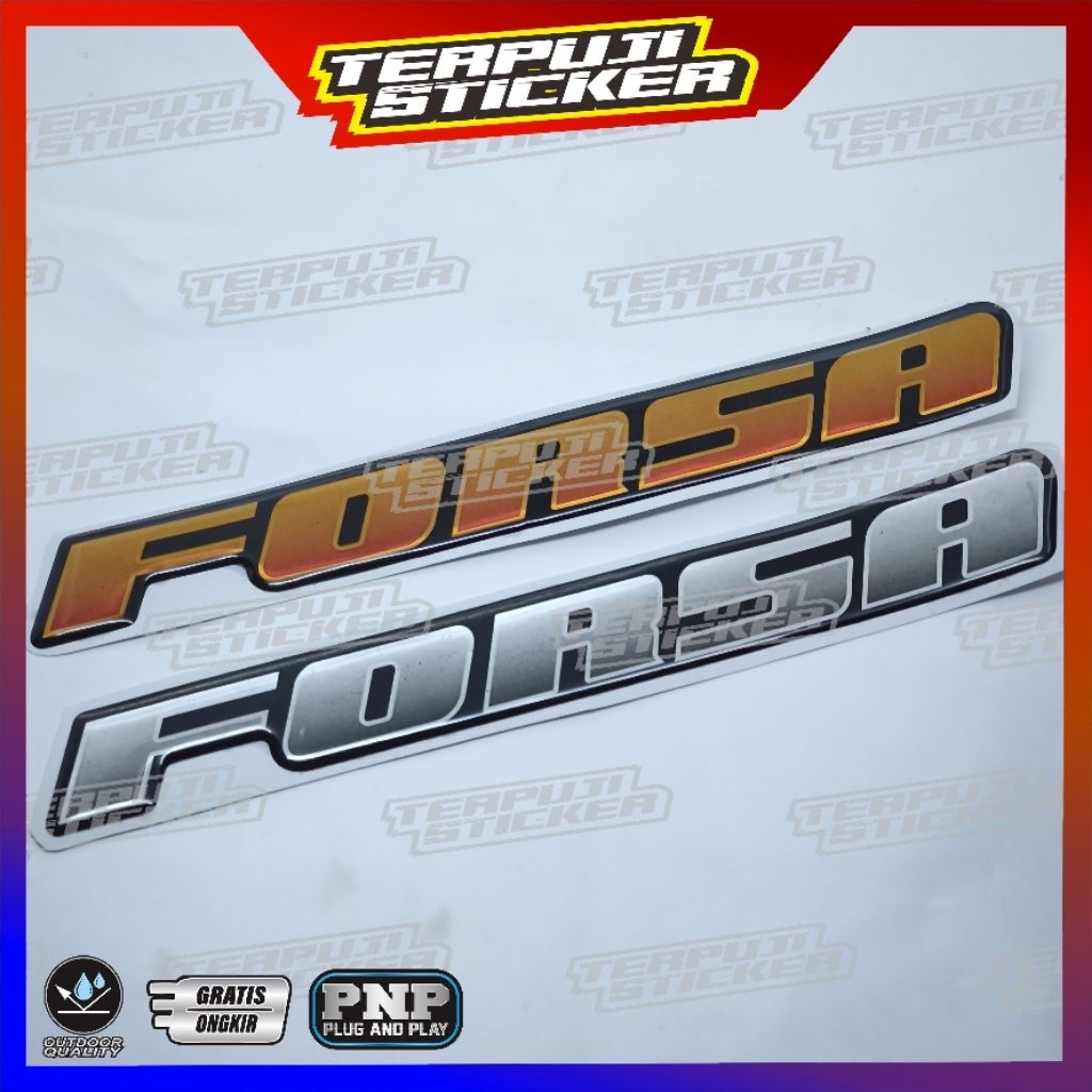 emblem timbul suzuki forsa/emblem timbul bagasi suzuki forsa