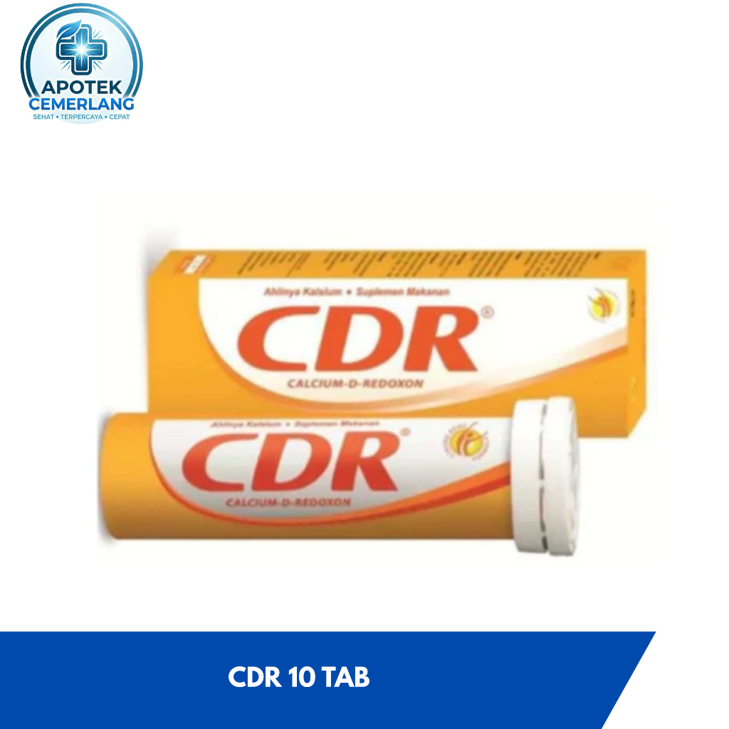 CDR Vitamin C Rasa Jeruk 10 Tablet