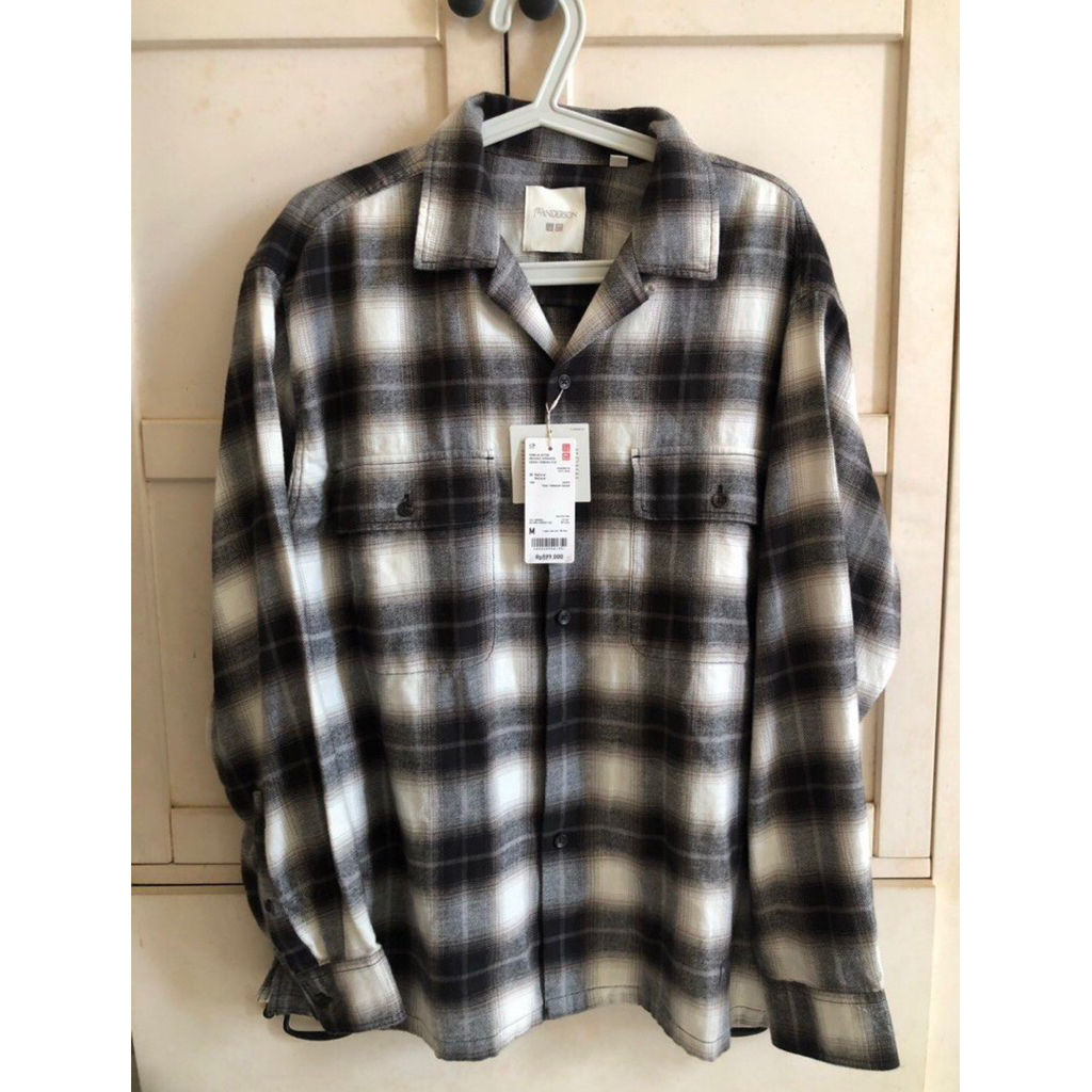 Uniqlo jw anderson kemeja/flannel/veterano