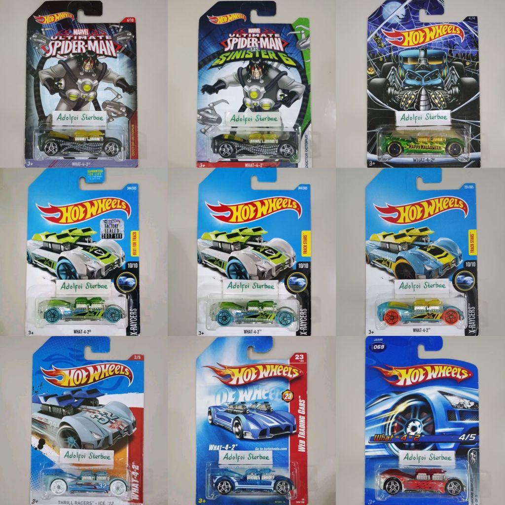 hotwheels hot wheels what-4-2 what 4 2 what 42 what42 edisi marvel ultimate spider-man spiderman vs 