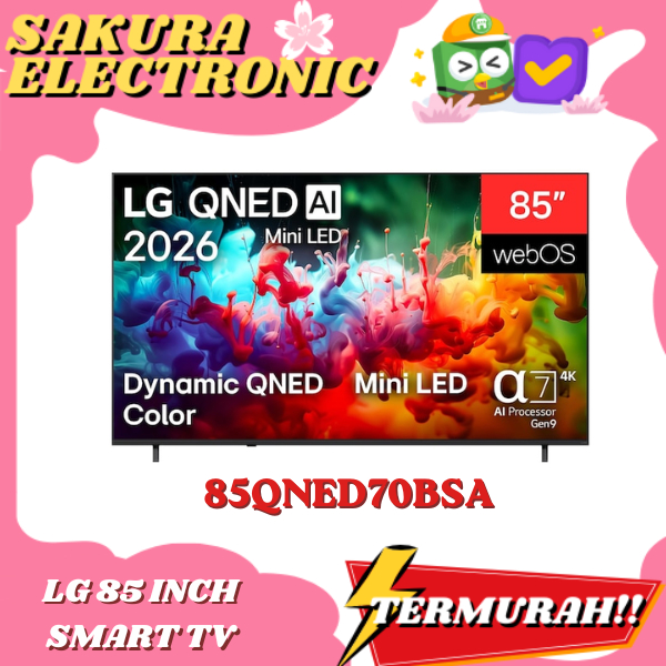 TV LG 85QNED70BSA LG QNED AI QNED70 Mini LED 4K Smart TV 2026 85 INCH