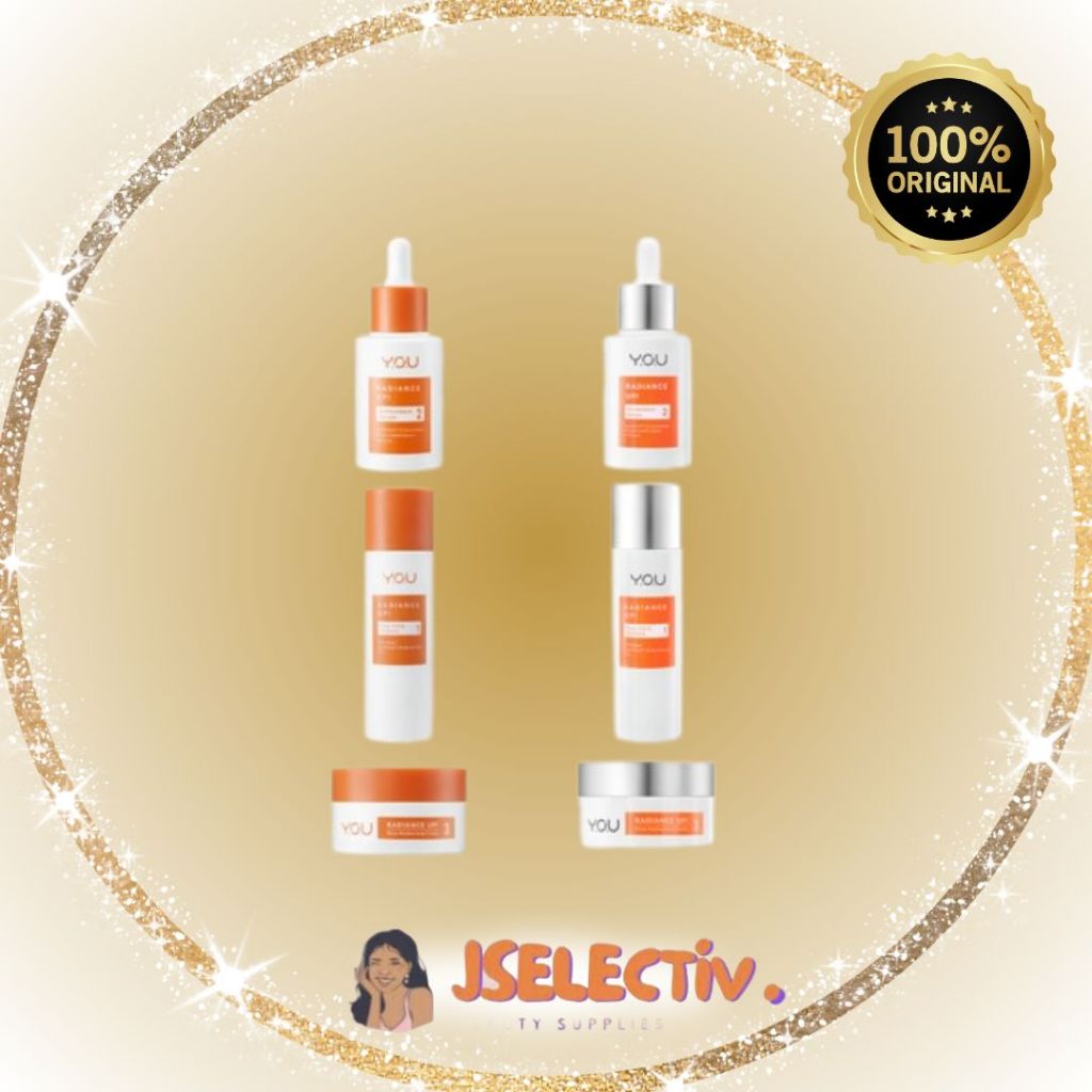 YOU BEAUTY RADIANCE UP SERIES - SKINCARE LENGKAP // JSELECTIV X JHON KOSMETIK // Cleanser / Moisturi