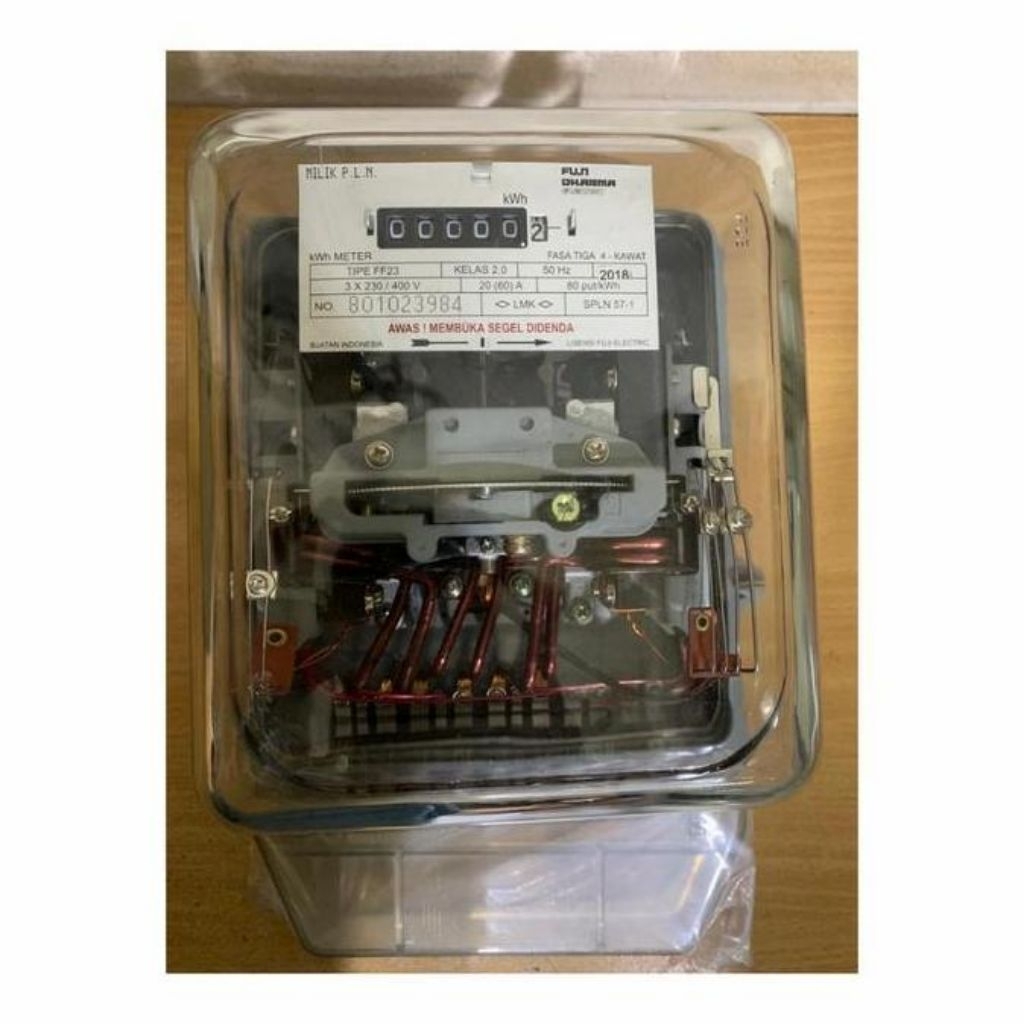 KWH METER FUJI DHARMA 3 Phase 20/60 A ORIGINAL