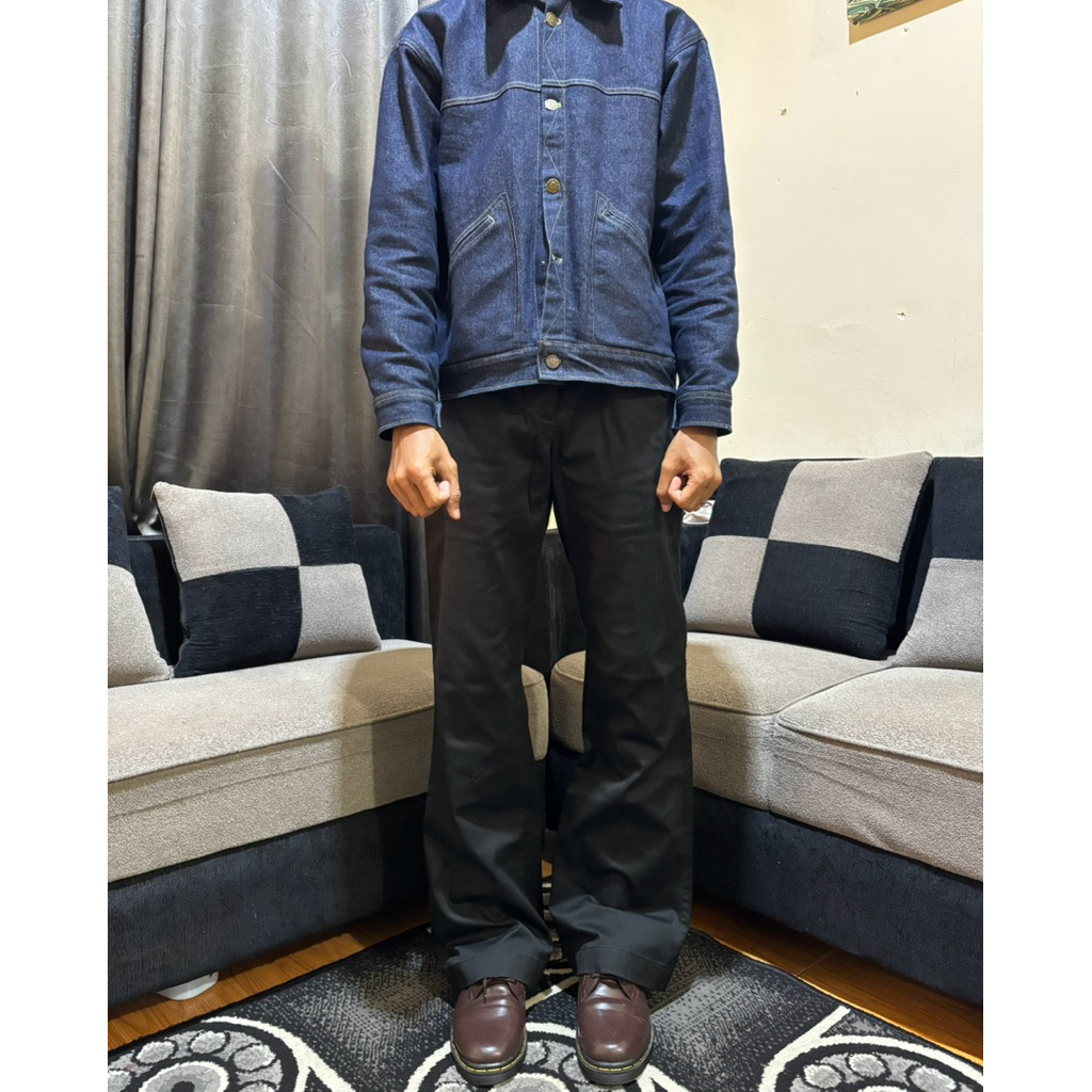 Armani Bootcut Black Pants