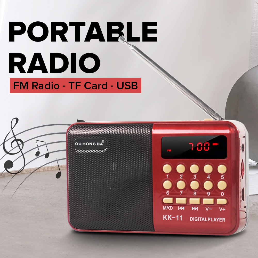 FM Radio Portable Bisa Di Charger