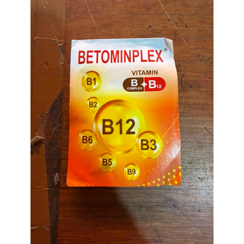 Betominplex Vitamin B Complex + B12 Per Strip