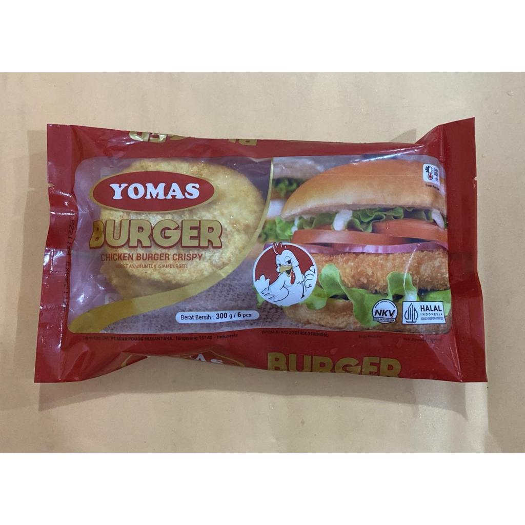 YOMAS CHICKEN BURGER ISI 6