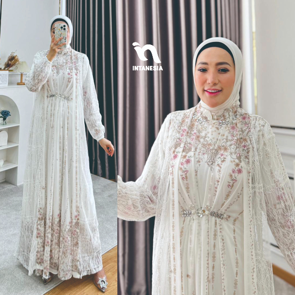 [ NEW ] GAMIS TERBARU HASANAH / ELVANIA DRESS WANITA MUSLIMAH PREMIUM 2026 BY INTANESIA