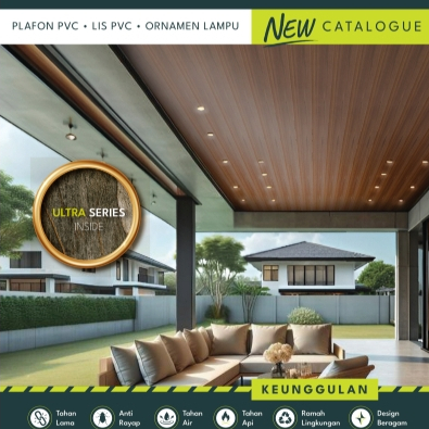 JAVAFON Glossy & Matte Series Plafon PVC Modern | Lebar 20cm, Tebal 8mm | Wajib Chat Admin Sebelum C