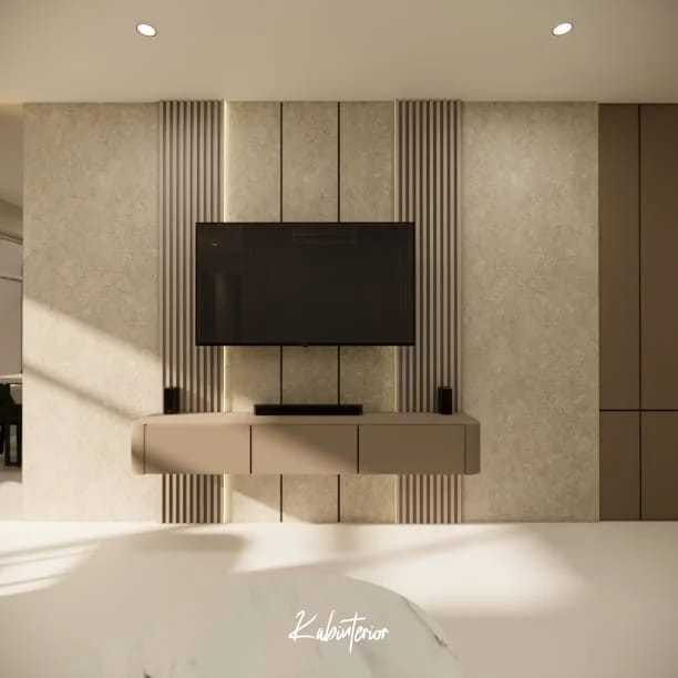 Custom Backdrop TV Wall Panel Minimalist