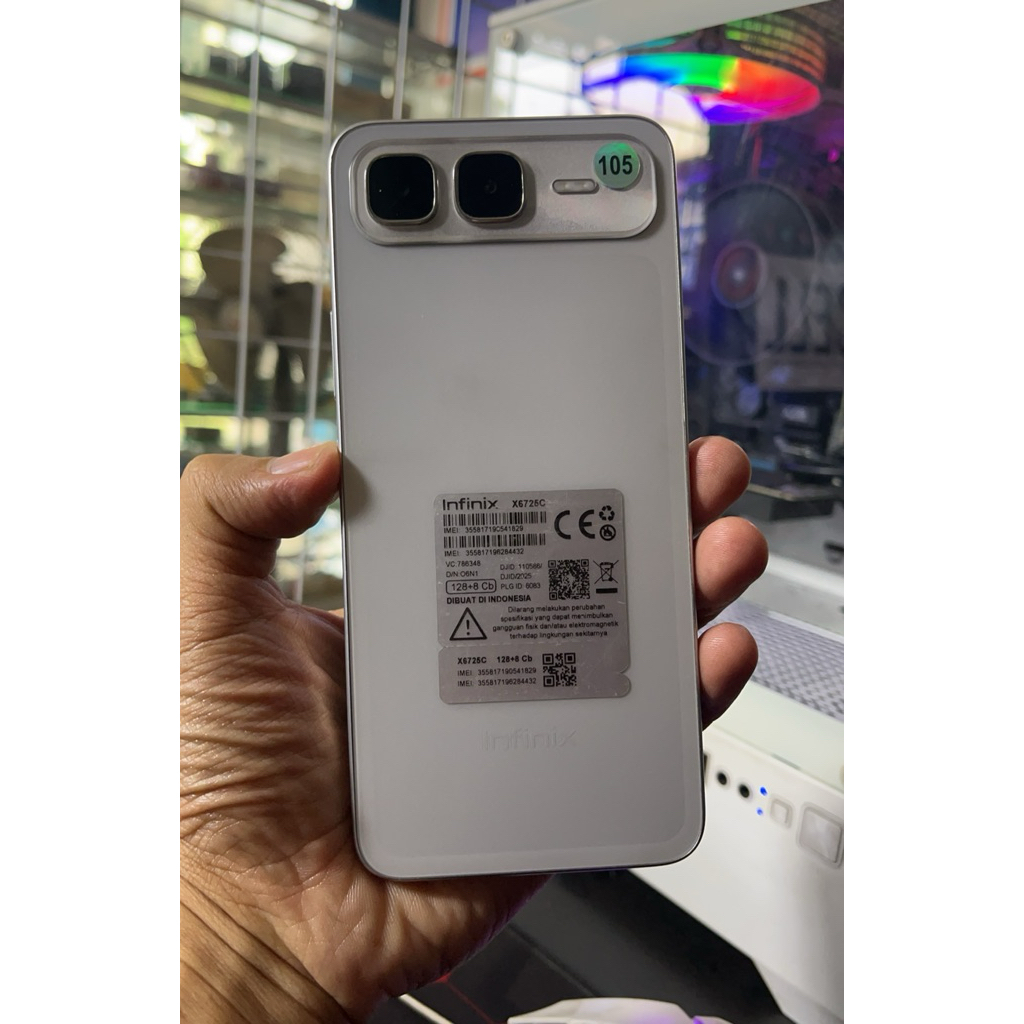 REAL PIC INFINIX SMART 10+ 8/128 HP SEKEN