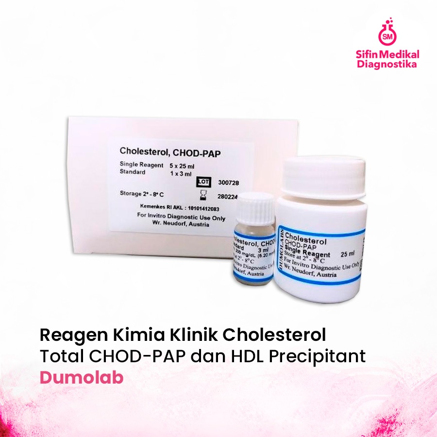 Reagen Kimia Klinik CHOLESTEROL Cholesterol Total CHOD-PAP dan Cholesterol HDL Precipitant DUMOLAB |