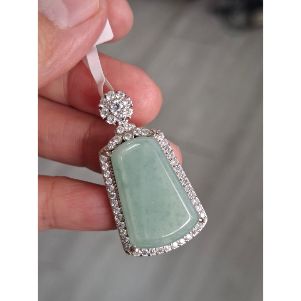 Liontin Giok Biru Hijau