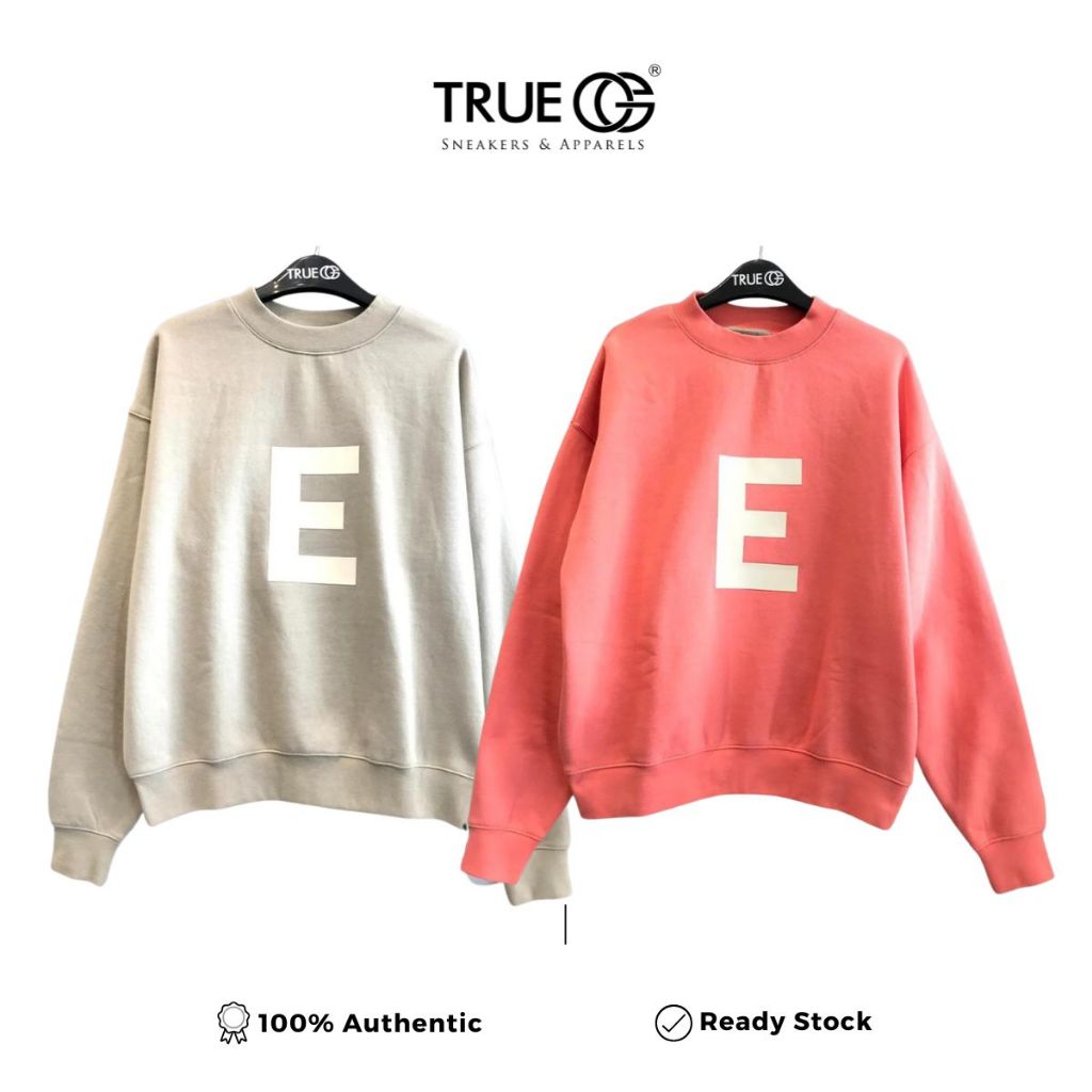 Fear Of God Essentials Kids Big E Crewneck
