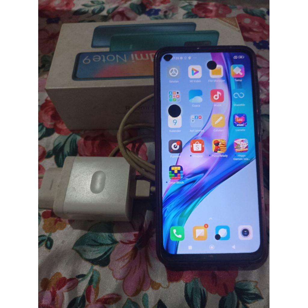 Hp redmi note 9 ram 4/64 fullset