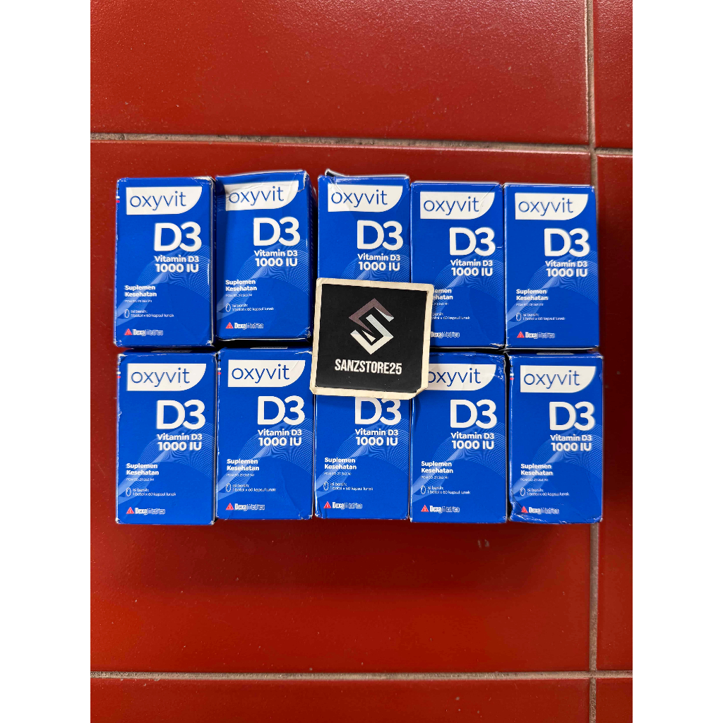 Oxyvit D3 1000 IU 60 Kapsul
