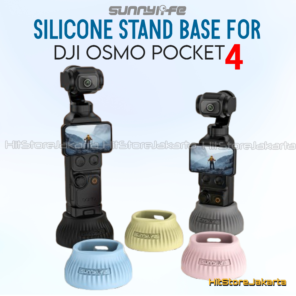 Sunnylife Silicone Stand Base for DJI Osmo Pocket 4 Car Stand Base Anti Slip Osmo Pocket 3