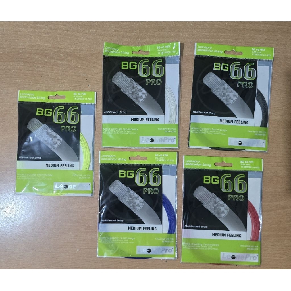 SENAR BADMINTON LEONEPRO BG 66. ORIGINAL