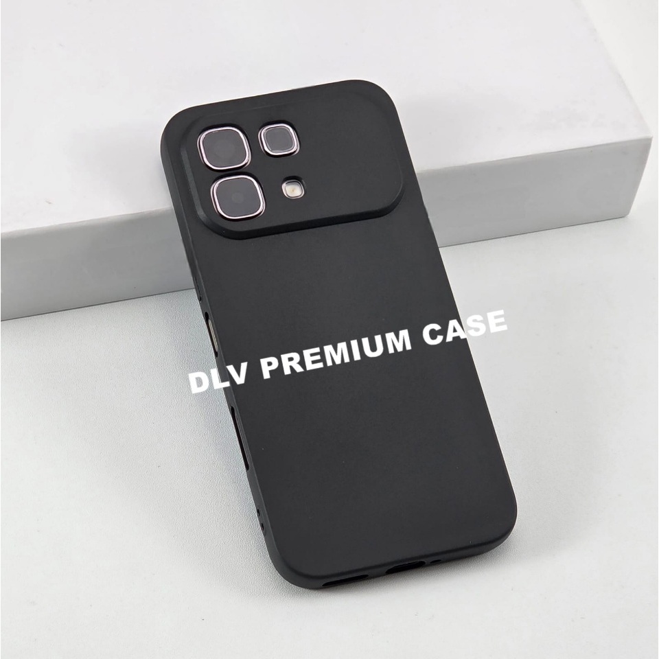 INFINIX NOTE 60 ULTRA INFINIX NOTE 60 INFINIX NOTE 60 PRO MACARON BLACK PREMIUM  SOFT CASE BLACK INF