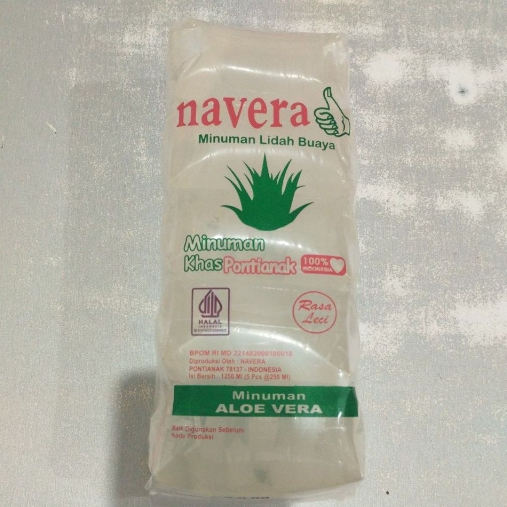 Minuman Lidah buaya Rasa Leci Navera