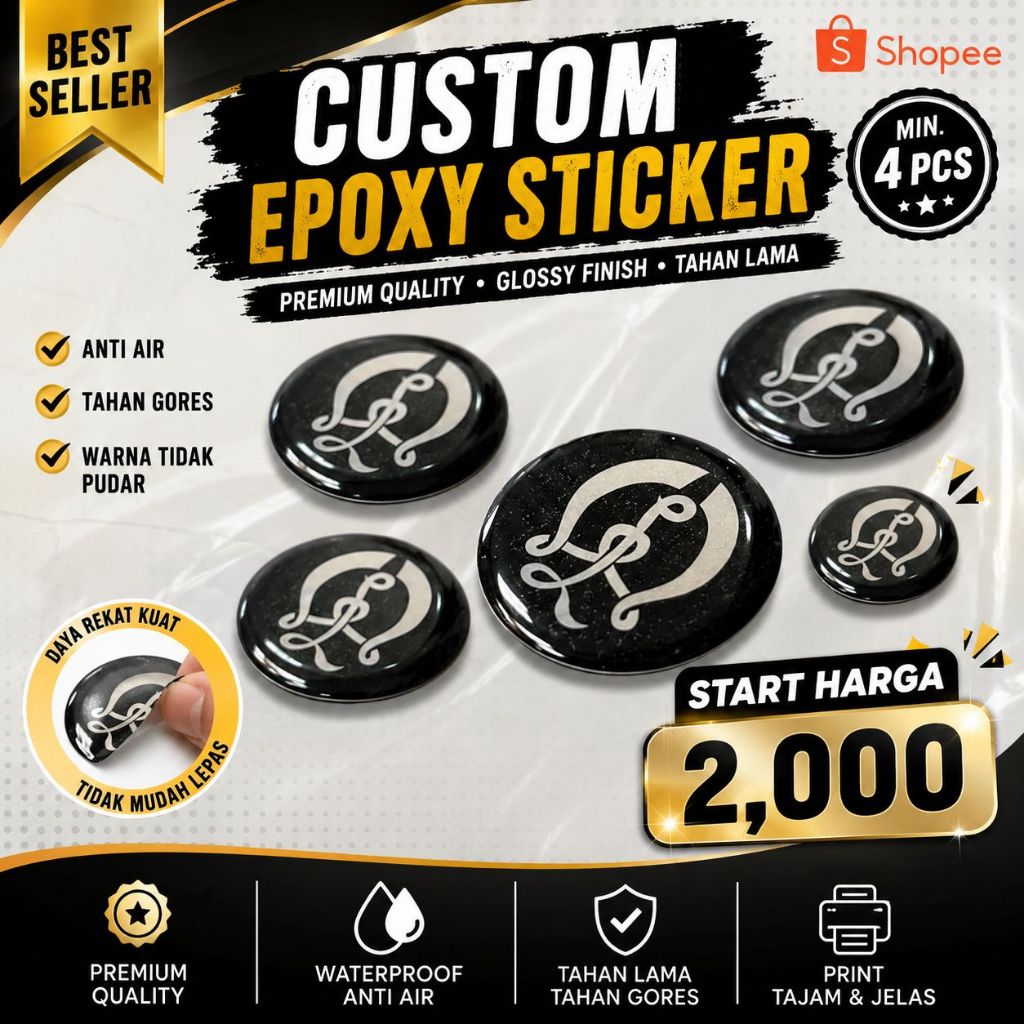 Stiker Timbul Resin Custom Sticker Timbul Resin Emblem