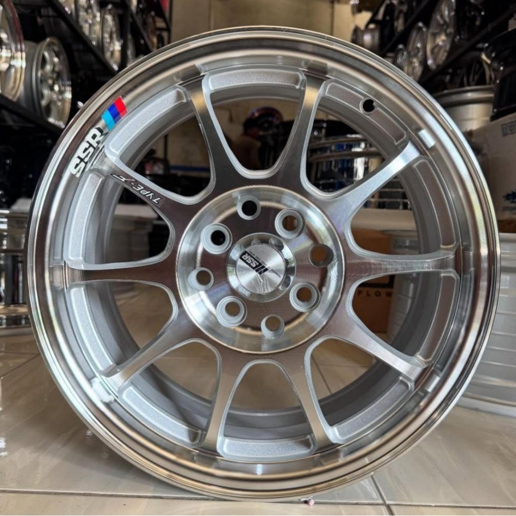 velg SSR TYPE F ring 15 lebar 6,5 et 40 velg mobil r15 Avanza Xenia Livina Wuling binguo kijang Brio